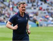 15 May 2022; Westmeath manager Jack Cooney leaves the pitch after his side's defeat in the Leinster GAA Football Senior Championship Semi-Final match between Kildare and Westmeath at Croke Park in Dublin. Photo by Piaras Ó Mídheach/Sportsfile