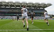 15 May 2022; James Murray of Kildare makes his way onto the pitch before the Leinster GAA Football Senior Championship Semi-Final match between Kildare and Westmeath at Croke Park in Dublin. Photo by Seb Daly/Sportsfile
