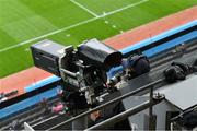 15 May 2022; A TV camera position at the Leinster GAA Football Senior Championship Semi-Final match between Kildare and Westmeath at Croke Park in Dublin. Photo by Piaras Ó Mídheach/Sportsfile