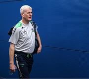 15 May 2022; Limerick manager John Kiely arrives for the Munster GAA Hurling Senior Championship Round 4 match between Clare and Limerick at Cusack Park in Ennis, Clare. Photo by Ray McManus/Sportsfile