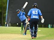 17 May 2022; Simi Singh of Leinster Lightning batting during the Cricket Ireland Inter-Provincial Cup match between Northern Knights and Leinster Lightning at Stormont in Belfast. Photo by Oliver McVeigh/Sportsfile