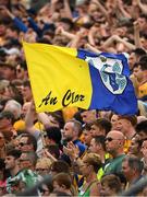 15 May 2022; Clare supporters before the Munster GAA Hurling Senior Championship Round 4 match between Clare and Limerick at Cusack Park in Ennis, Clare. Photo by Ray McManus/Sportsfile