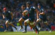 14 May 2022; Caelan Doris of Leinster during the Heineken Champions Cup Semi-Final match between Leinster and Toulouse at the Aviva Stadium in Dublin. Photo by Harry Murphy/Sportsfile