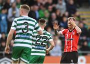 13 May 2022; Jamie McGonigle of Derry City during the SSE Airtricity League Premier Division match between Shamrock Rovers and Derry City at Tallaght Stadium in Dublin. Photo by Seb Daly/Sportsfile
