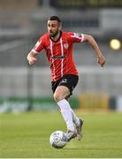 13 May 2022; Daniel Lafferty of Derry City during the SSE Airtricity League Premier Division match between Shamrock Rovers and Derry City at Tallaght Stadium in Dublin. Photo by Seb Daly/Sportsfile