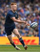 14 May 2022; Ciarán Frawley of Leinster during the Heineken Champions Cup Semi-Final match between Leinster and Toulouse at Aviva Stadium in Dublin. Photo by Brendan Moran/Sportsfile