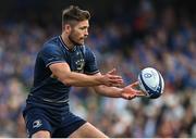 14 May 2022; Ross Byrne of Leinster during the Heineken Champions Cup Semi-Final match between Leinster and Toulouse at Aviva Stadium in Dublin. Photo by Brendan Moran/Sportsfile