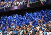 14 May 2022; Leinster supporters during the Heineken Champions Cup Semi-Final match between Leinster and Toulouse at the Aviva Stadium in Dublin. Photo by Harry Murphy/Sportsfile