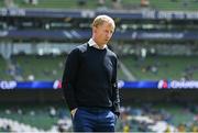 14 May 2022; Leinster head coach Leo Cullen before the Heineken Champions Cup Semi-Final match between Leinster and Toulouse at the Aviva Stadium in Dublin. Photo by Harry Murphy/Sportsfile