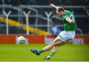 14 May 2022; Robbie Bourke of Limerick kicks a free during the Munster GAA Senior Football Championship Semi-Final match between Tipperary and Limerick at FBD Semple Stadium in Thurles, Tipperary. Photo by Diarmuid Greene/Sportsfile