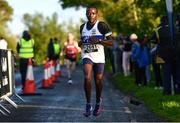 17 May 2022; Peter Somba of Dunboyne AC, Meath, on his way to finishing second place during the Kia Race Series – Bob Heffernan & Mary Hanley 5K in Enfield, Meath. Photo by Ben McShane/Sportsfile