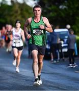 17 May 2022; Andy Dempsey of Donadea Running Club, Kildare, during the Kia Race Series – Bob Heffernan & Mary Hanley 5K in Enfield, Meath. Photo by Ben McShane/Sportsfile