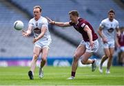 15 May 2022; Paul Cribbin of Kildare in action against Ray Connellan of Westmeath during the Leinster GAA Football Senior Championship Semi-Final match between Kildare and Westmeath at Croke Park in Dublin. Photo by Piaras Ó Mídheach/Sportsfile