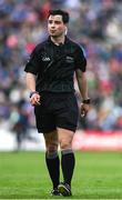 16 May 2022; Referee Caymon Flynn during the Electric Ireland Leinster GAA Minor Hurling Championship Final match between Laois and Offaly at MW Hire O'Moore Park in Portlaoise, Laois. Photo by Harry Murphy/Sportsfile