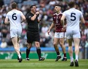 15 May 2022; Referee Seán Hurson during the Leinster GAA Football Senior Championship Semi-Final match between Kildare and Westmeath at Croke Park in Dublin. Photo by Piaras Ó Mídheach/Sportsfile