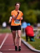 19 May 2022; Liam Smith of St Louis CS Kiltimagh, Mayo, competing in the Intermediate Boys Walk event at the Irish Life Health Connacht Schools Track and Field Championships at TUS Athlone in Westmeath. Photo by Ben McShane/Sportsfile