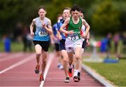 19 May 2022; Stephen Ruane of Calasanctius Oranmore, Galway, competing in the Minor Boys 800m event at the Irish Life Health Connacht Schools Track and Field Championships at TUS Athlone in Westmeath. Photo by Ben McShane/Sportsfile