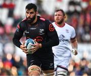 20 May 2022; Ruben van Heerden of Cell C Sharks during the United Rugby Championship match between Ulster and Cell C Sharks at Kingspan Stadium in Belfast. Photo by Brendan Moran/Sportsfile