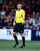 20 May 2022; Referee Robert Harvey during the SSE Airtricity League Premier Division match between Derry City and Dundalk at The Ryan McBride Brandywell Stadium in Derry. Photo by Ben McShane/Sportsfile