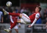 20 May 2022; Chris Forrester of St Patrick's Athletic attempts a overhead kick during the SSE Airtricity League Premier Division match between St Patrick's Athletic and Shelbourne at Richmond Park in Dublin. Photo by Eóin Noonan/Sportsfile