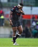 20 May 2022; Ntuthuko Mchunu of Cell C Sharks after the United Rugby Championship match between Ulster and Cell C Sharks at Kingspan Stadium in Belfast. Photo by Brendan Moran/Sportsfile