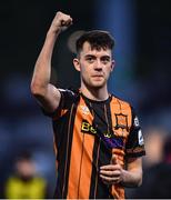 20 May 2022; Steven Bradley of Dundalk celebrates aftter the SSE Airtricity League Premier Division match between Derry City and Dundalk at The Ryan McBride Brandywell Stadium in Derry. Photo by Ben McShane/Sportsfile