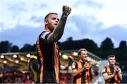 20 May 2022; Mark Connolly of Dundalk celebrates after the SSE Airtricity League Premier Division match between Derry City and Dundalk at The Ryan McBride Brandywell Stadium in Derry. Photo by Ben McShane/Sportsfile