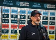 20 May 2022; Ulster head coach Dan McFarland after the United Rugby Championship match between Ulster and Cell C Sharks at Kingspan Stadium in Belfast. Photo by George Tewkesbury/Sportsfile