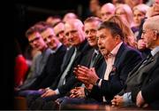 20 May 2022; RTÉ's George Hamilton during the FAI Centenary Late Late Show Special at RTE Studios in Dublin. Photo by Stephen McCarthy/Sportsfile