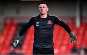 20 May 2022; Dundalk goalkeeper Mark Byrne before the SSE Airtricity League Premier Division match between Derry City and Dundalk at The Ryan McBride Brandywell Stadium in Derry. Photo by Ben McShane/Sportsfile