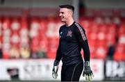 20 May 2022; Dundalk goalkeeper Mark Byrne before the SSE Airtricity League Premier Division match between Derry City and Dundalk at The Ryan McBride Brandywell Stadium in Derry. Photo by Ben McShane/Sportsfile