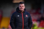 20 May 2022; Dundalk goalkeeping coach Dermot O'Neill before the SSE Airtricity League Premier Division match between Derry City and Dundalk at The Ryan McBride Brandywell Stadium in Derry. Photo by Ben McShane/Sportsfile