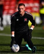 20 May 2022; Dundalk goalkeeper Peter Cherrie before the SSE Airtricity League Premier Division match between Derry City and Dundalk at The Ryan McBride Brandywell Stadium in Derry. Photo by Ben McShane/Sportsfile