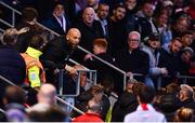 20 May 2022; Dundalk strength and conditioning coach Graham Norton disputes with Derry City officials during the SSE Airtricity League Premier Division match between Derry City and Dundalk at The Ryan McBride Brandywell Stadium in Derry. Photo by Ben McShane/Sportsfile