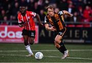 20 May 2022; Greg Sloggett of Dundalk during the SSE Airtricity League Premier Division match between Derry City and Dundalk at The Ryan McBride Brandywell Stadium in Derry. Photo by Ben McShane/Sportsfile