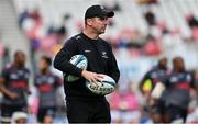 20 May 2022; Cell C Sharks attack and backs coach Noel McNamara before the United Rugby Championship match between Ulster and Cell C Sharks at Kingspan Stadium in Belfast. Photo by Brendan Moran/Sportsfile