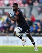 20 May 2022; Aphelele Fassi of Cell C Sharks during the United Rugby Championship match between Ulster and Cell C Sharks at Kingspan Stadium in Belfast. Photo by Brendan Moran/Sportsfile