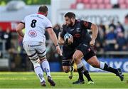 20 May 2022; Thomas du Toit of Cell C Sharks during the United Rugby Championship match between Ulster and Cell C Sharks at Kingspan Stadium in Belfast. Photo by Brendan Moran/Sportsfile