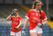 21 May 2022; Lauren Finnegan of Cork after the Ladies Football U14 All-Ireland Platinum Final match between Cork and Kerry at Páirc Uí Rinn in Cork. Photo by Eóin Noonan/Sportsfile