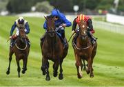 21 May 2022; Native Trail with William Buick up, on their way to winning the Tattersalls Irish 2,000 Guineas during the Tattersalls Irish Guineas Festival at The Curragh Racecourse in Kildare. Photo by Matt Browne/Sportsfile
