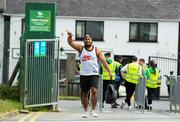 21 May 2022; Bundee Aki of Connacht arrives before the United Rugby Championship match between Connacht and Zebre Parma at The Sportsground in Galway. Photo by George Tewkesbury/Sportsfile