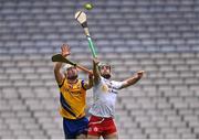 21 May 2022; Eoin Fitzgerald of Roscommon in action against Tiernan Morgan of Tyrone during the Nickey Rackard Cup Final match between Roscommon and Tyrone at Croke Park in Dublin. Photo by Piaras Ó Mídheach/Sportsfile