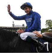 21 May 2022; William Buick on Native Trail after winning the Tattersalls Irish 2,000 Guineas during the Tattersalls Irish Guineas Festival at The Curragh Racecourse in Kildare. Photo by Matt Browne/Sportsfile