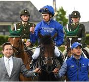 21 May 2022; William Buick on Native Trail after winning the Tattersalls Irish 2,000 Guineas during the Tattersalls Irish Guineas Festival at The Curragh Racecourse in Kildare. Photo by Matt Browne/Sportsfile