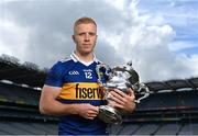 23 May 2022; Teddy Doyle of Tipperary during the Tailteann Cup launch at Croke Park in Dublin. Photo by Piaras Ó Mídheach/Sportsfile