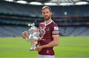 24 May 2022; Kevin Maguire of Westmeath poses for a portrait during the Tailteann Cup launch at Croke Park in Dublin. Photo by Ramsey Cardy/Sportsfile