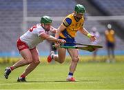 21 May 2022; Conor Coyle of Roscommon in action against Aidan Kelly of Tyrone during the Nickey Rackard Cup Final match between Roscommon and Tyrone at Croke Park in Dublin. Photo by Piaras Ó Mídheach/Sportsfile