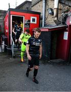 20 May 2022; David Cawley of Sligo Rovers leads his team out before the SSE Airtricity League Premier Division match between Bohemians and Sligo Rovers at Dalymount Park in Dublin. Photo by Michael P Ryan/Sportsfile