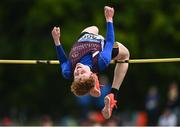 21 May 2022; Cathal Ryan of Our Ladys Templemore, Tipperary, competing in the intermediate boys high jump during the Irish Life Health Munster Schools Track and Field Championships at Templemore AC, in Templemore, Tipperary. Photo by Sam Barnes/Sportsfile