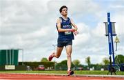 21 May 2022; Gearoid Long of Abbey Community College, Waterford, competing in the intermediate boys 3000m during the Irish Life Health Munster Schools Track and Field Championships at Templemore AC, in Templemore, Tipperary. Photo by Sam Barnes/Sportsfile